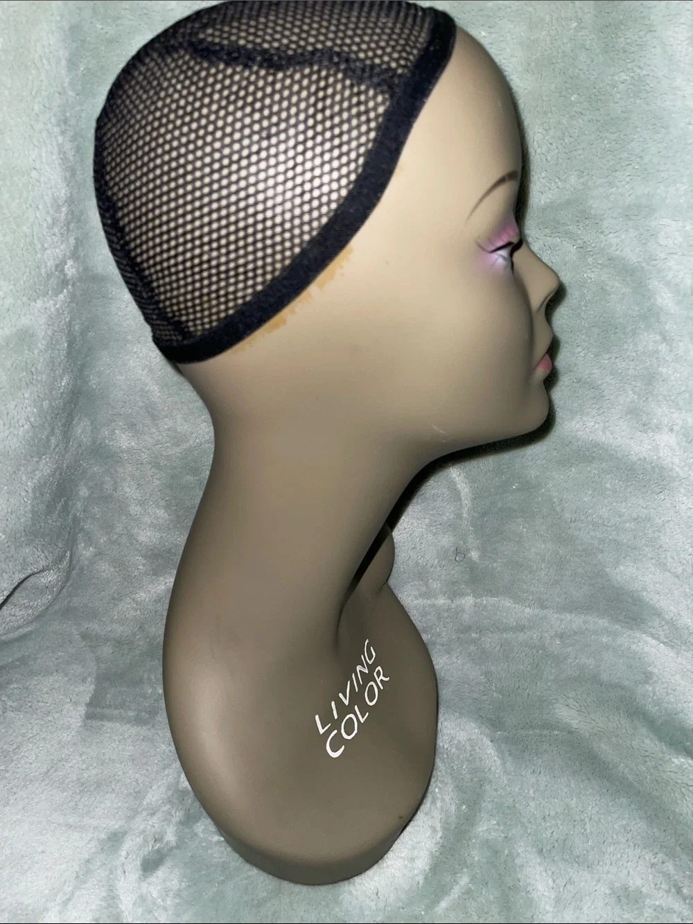 Pink Makeup Display Mannequin Head for Wig Styling